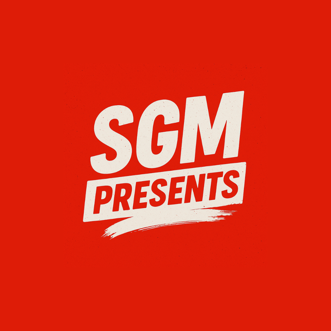 SGM Presents Logo, Football, Boxing, Combat Sports, Motor Sport